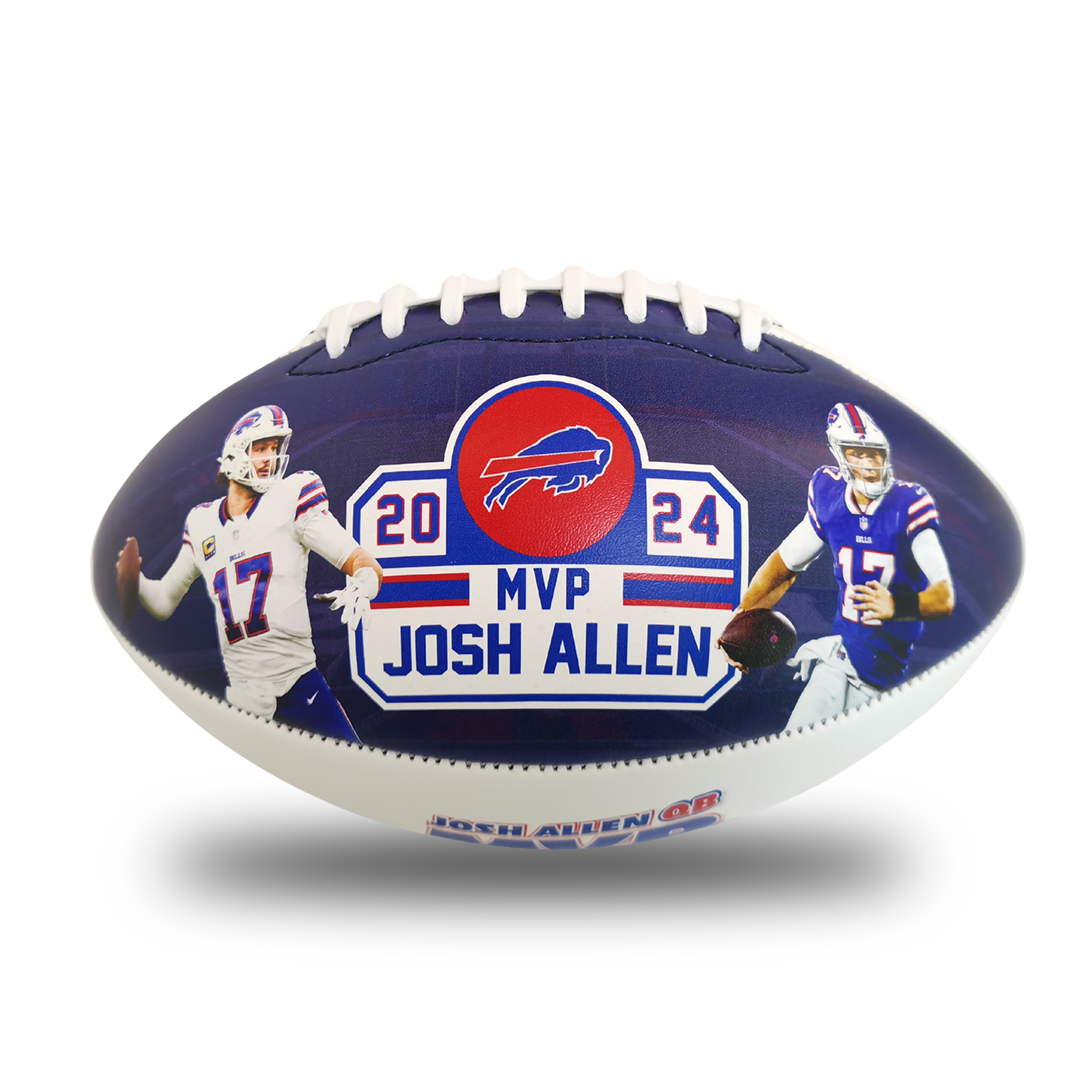 Josh Allen QB 2024 NFL MVP Exclusive Limited Edition Football - Image 2
